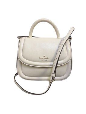 Kate Spade Ivory Leather Crossbody Purse